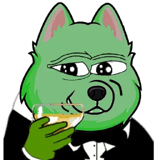 😎 emoji Samoyed Telegram sticker 12 of 14