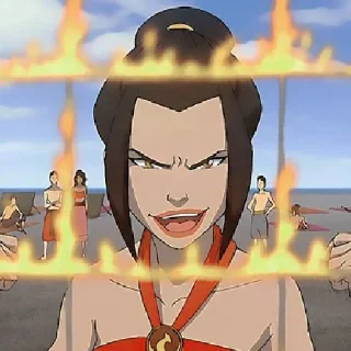 🔥 emoji Azula Telegram sticker 9 of 10