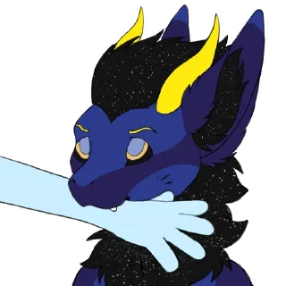 🦷 emoji Zafir Cosmic Nardoragon Telegram sticker 18 of 50