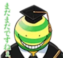 😁 emoji Koro Sensei Telegram sticker 13 of 24