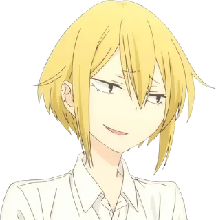 😏 emoji Tanaka-kun wa Itsumo Kedaruge - @bourros Telegram sticker 20 of 40