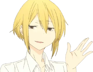 😏 emoji Tanaka-kun wa Itsumo Kedaruge - @bourros Telegram sticker 22 of 40