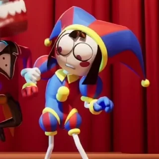 🌟 emoji Digital circus Pomni Telegram sticker 7 of 13