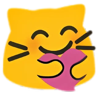 ❤️ emoji blobcats1 by @kouseki Telegram sticker 22 of 120