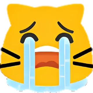 😭 emoji blobcats1 by @kouseki Telegram sticker 13 of 120