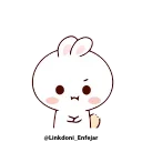 😒 emoji Happy bunny • @linkdoni_enfejar Telegram sticker 11 of 24