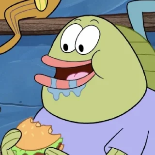 🍔 emoji ‘Bikini Bottom | @iStickerLand, Telegram sticker 23 of 110