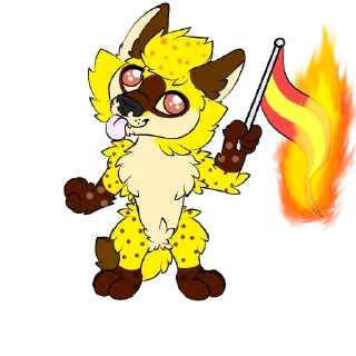 🤪 emoji Furritos (by:@DubwolfCreationsOfficial) Telegram sticker 11 of 63