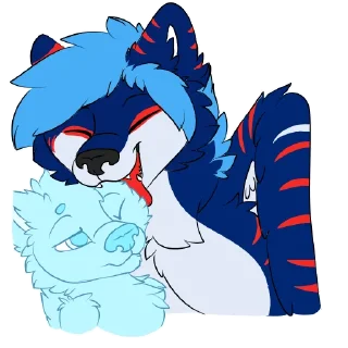 😘 emoji Furritos (by:@DubwolfCreationsOfficial) Telegram sticker 15 of 63