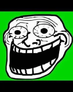 🙊 emoji Trollface Telegram sticker 6 of 62