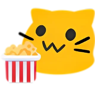 🍿 emoji blobcats2 by @kouseki Telegram sticker 8 of 120