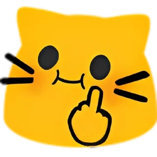 🖕 emoji blobcats2 by @kouseki Telegram sticker 16 of 120