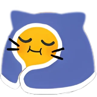 🟦 emoji blobcats2 by @kouseki Telegram sticker 18 of 120