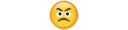 😠 emoji Kik Emojis Telegram sticker 8 of 18