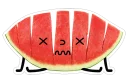 😠 emoji watermelon Telegram sticker 22 of 28
