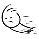 🏃 emoji Qonshu - Ruh(Ghost) Telegram sticker 17 of 28