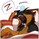 💤 emoji Raven Telegram sticker 24 of 72