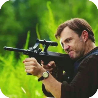 🔫 emoji @TWD_FAN | The Governor Telegram sticker 2 of 101
