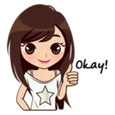👍 emoji Alice All Star Premium Telegram sticker 9 of 41