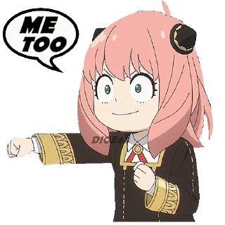 🤞 emoji @STIKERFORALL 🏴󠁧󠁢󠁥󠁮󠁧󠁿ANYA FORGER Telegram sticker 13 of 35