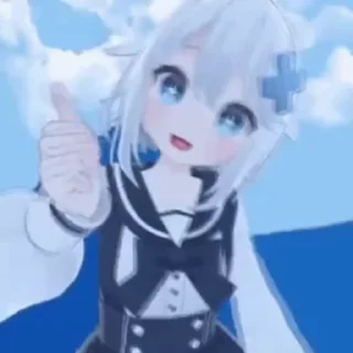 👍 emoji 三葉のテーマ Telegram sticker 20 of 36