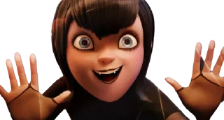 😱 emoji Mavis Dracula : @Characters_stickers Telegram sticker 7 of 40