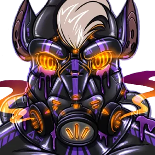 🖤 emoji Goo DragonHorse (@LatexHorse) Telegram sticker 8 of 12