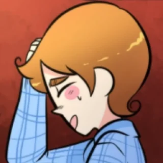 😅 emoji Gregory Thimblethumb nya (@unemwe) Telegram sticker 8 of 120