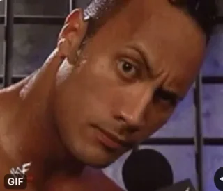 🤨 emoji the rock eyebrow Telegram sticker 6 of 10