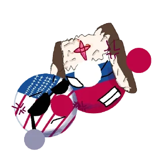👍 emoji Country balls | @glithy_rodamrix Telegram sticker 10 of 44