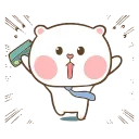 🏃‍♂️ emoji Puffy Bear @Stickersnew Telegram sticker 10 of 24