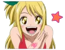 😃 emoji Lucy Heartfilia Telegram sticker 24 of 27