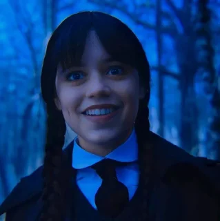 Sticker from Wednesday Addams