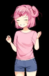 😀 emoji *♡*Natsuki*♡* Telegram sticker 17 of 89