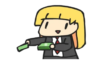 🤑 emoji Sticker of Walfie Telegram sticker 13 of 24