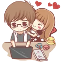 🤓 emoji Centilia & Raei-Couples Telegram sticker 5 of 41