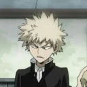 😑 emoji 🔥 bakugou katsuki 🔥 Telegram sticker 5 of 120