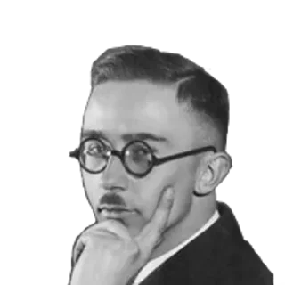 Sticker from Heinrich Himmler