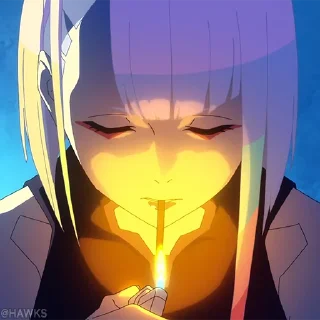 🌒 emoji 🌒 Lucy (@TodorokiShouto) Telegram sticker 6 of 80