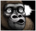 😵 emoji Gorilla Gorilla 2 Telegram sticker 14 of 40