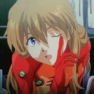 🌟 emoji Asuka langey Telegram sticker 6 of 23