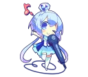 🎤 emoji Cutie Chibi Aoki Lapis & Merli Telegram sticker 22 of 41