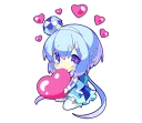 ❤ emoji Cutie Chibi Aoki Lapis & Merli Telegram sticker 20 of 41