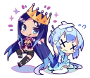😜 emoji Cutie Chibi Aoki Lapis & Merli Telegram sticker 16 of 41