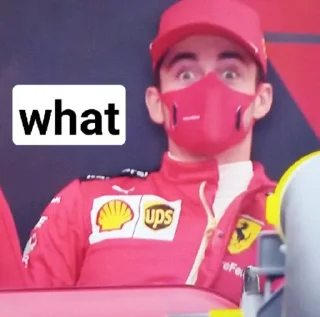 ❓ emoji Leclerc è un Meme Telegram sticker 5 of 36