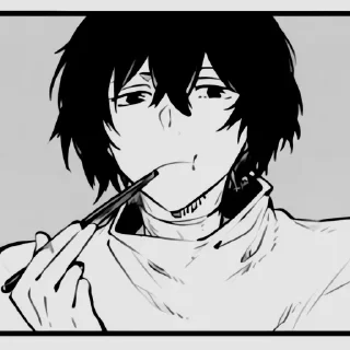 🧷 emoji ֝֝ ֝ dazai ៸ @mistysawa Telegram sticker 22 of 75