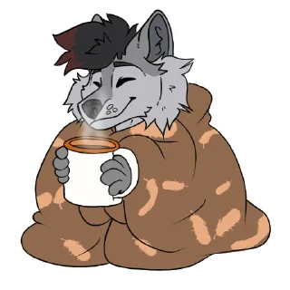 ☕️ emoji Mike Cody 🐺 Telegram sticker 23 of 85