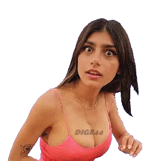😳 emoji @STIKERFORALL 🇬🇧MIA KHALIFA Telegram sticker 8 of 20