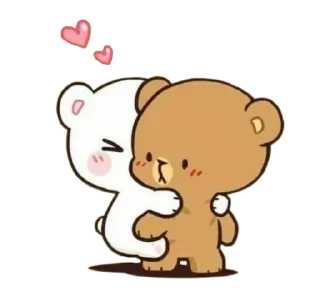 🌟 emoji Mocha and milk 🫶🏻 Telegram sticker 6 of 36