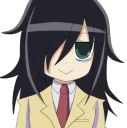 😋 emoji Tomoko Kuroki Telegram sticker 9 of 12